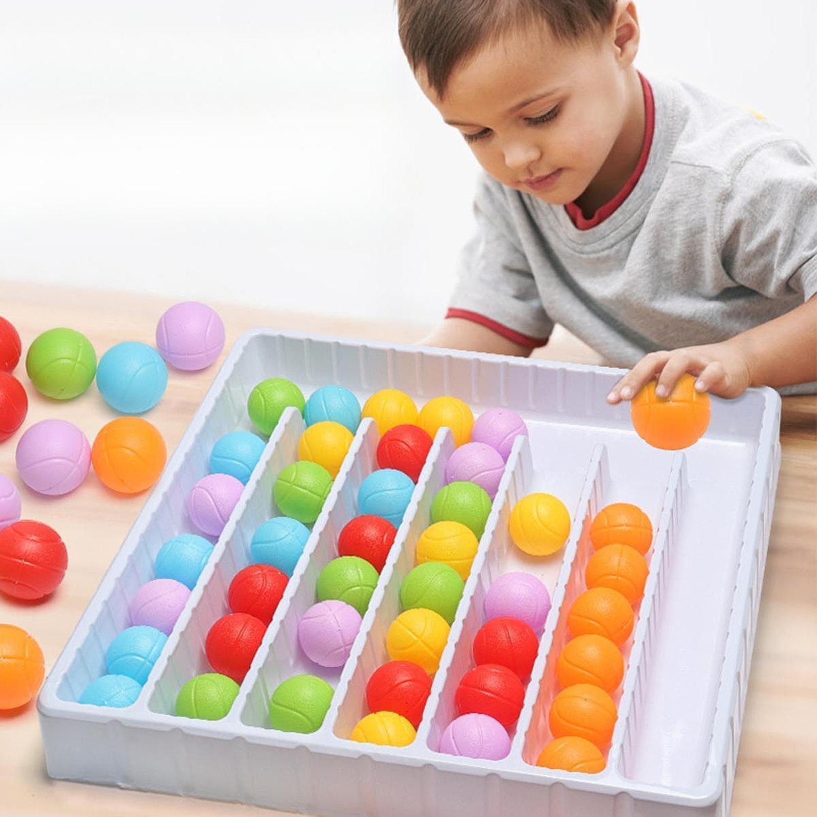 Kids Education Centre - Color Sorting Ball Game Activity Play