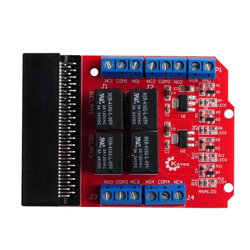 Kids Education Channel - TCE Microbit 4 Channel Relay Module