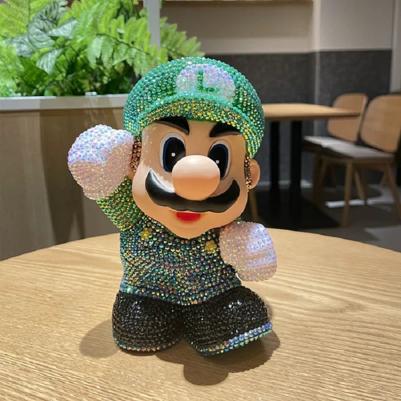 Kingdom Kids Education - Cartoon Mario Dinosaur DIY Diamond Sticker