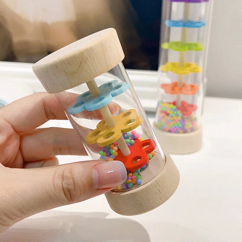 Kids Education Classes - Rain Sound Tube Simulator Toy Rainbow
