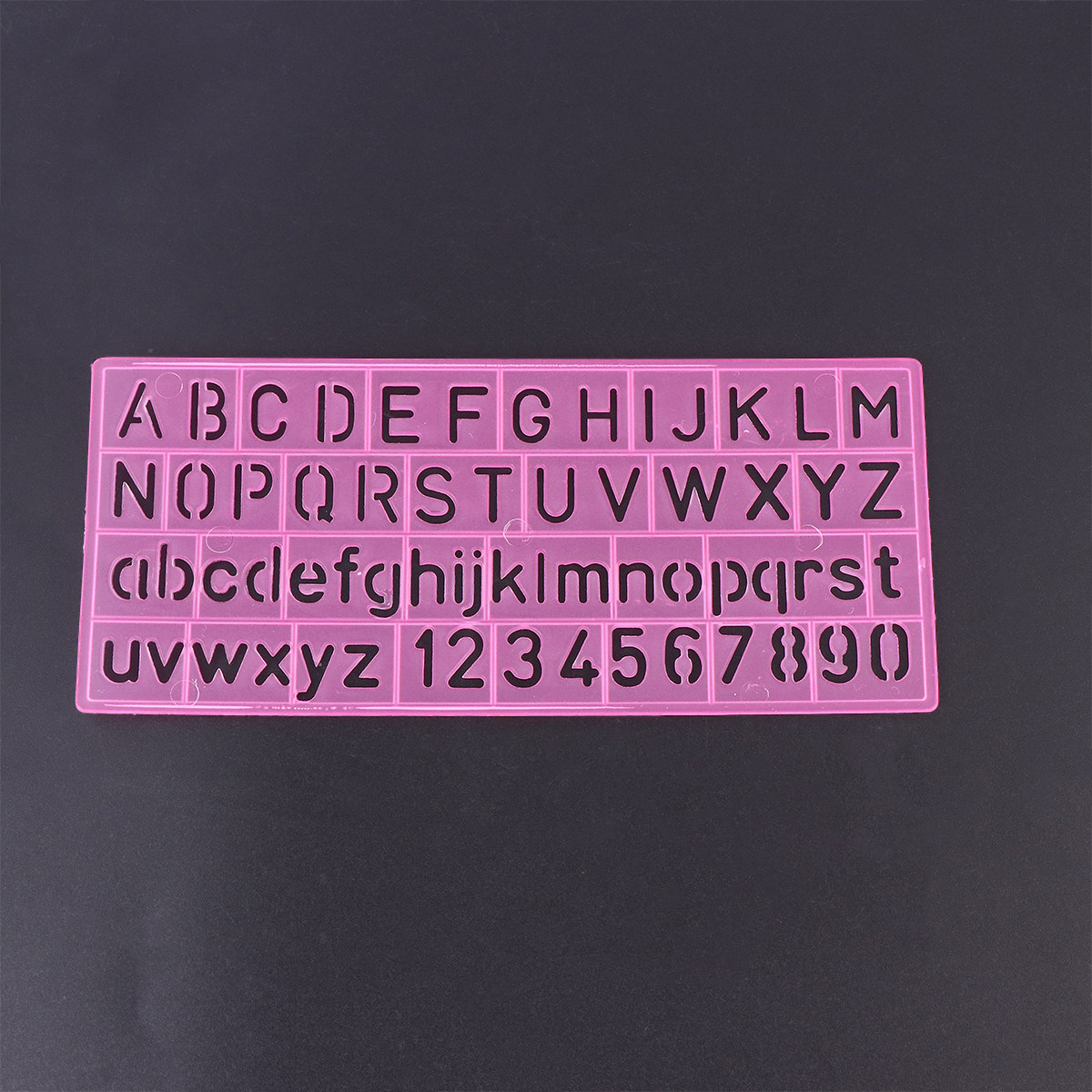 Kids Education Drawing - 4Pcs Plastic Graffiti Rulers Alphabet Numbers