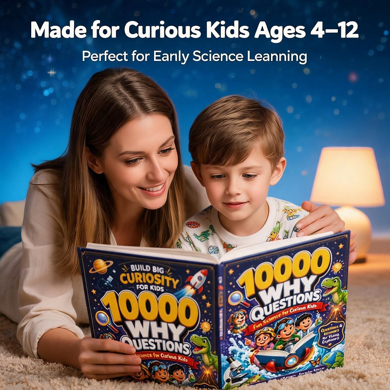 Kids Education Picture - 10000 Why Kids Science Encyclopedia Book