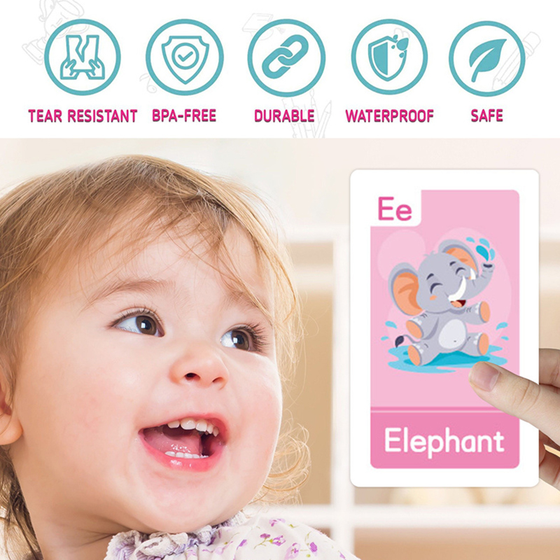 58PCS ABC Alphabet Flashcards  - Abc Kids Early Education ulasan dan harga