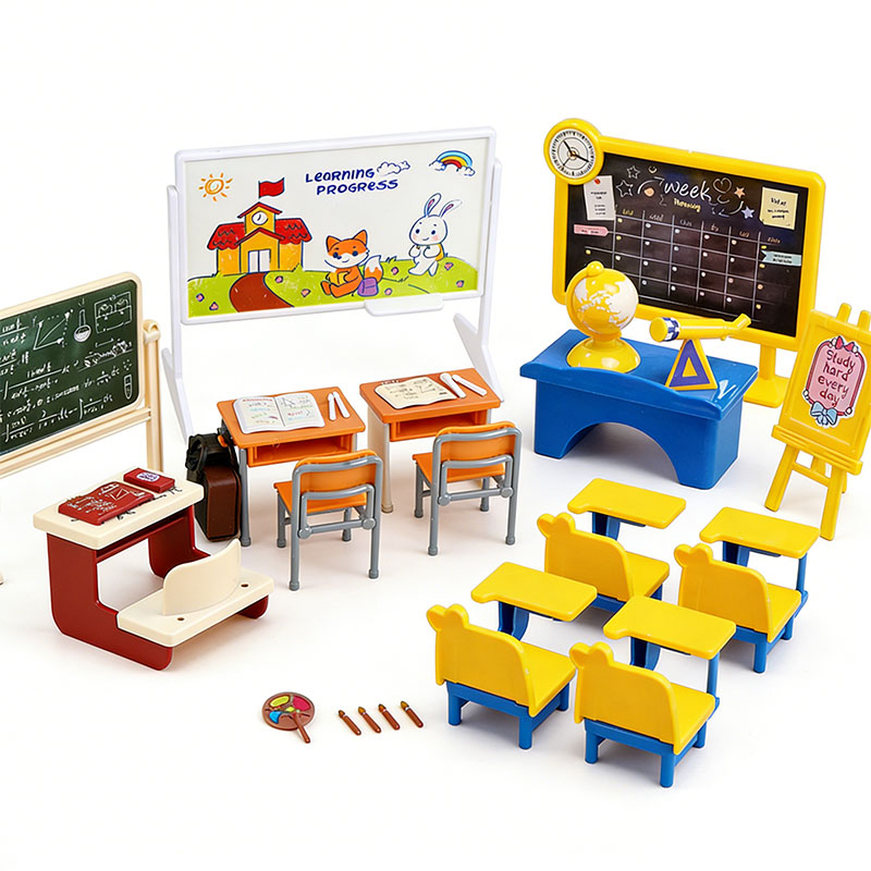 Miniature Class Furniture Set  - Kids Education Classes ulasan dan harga