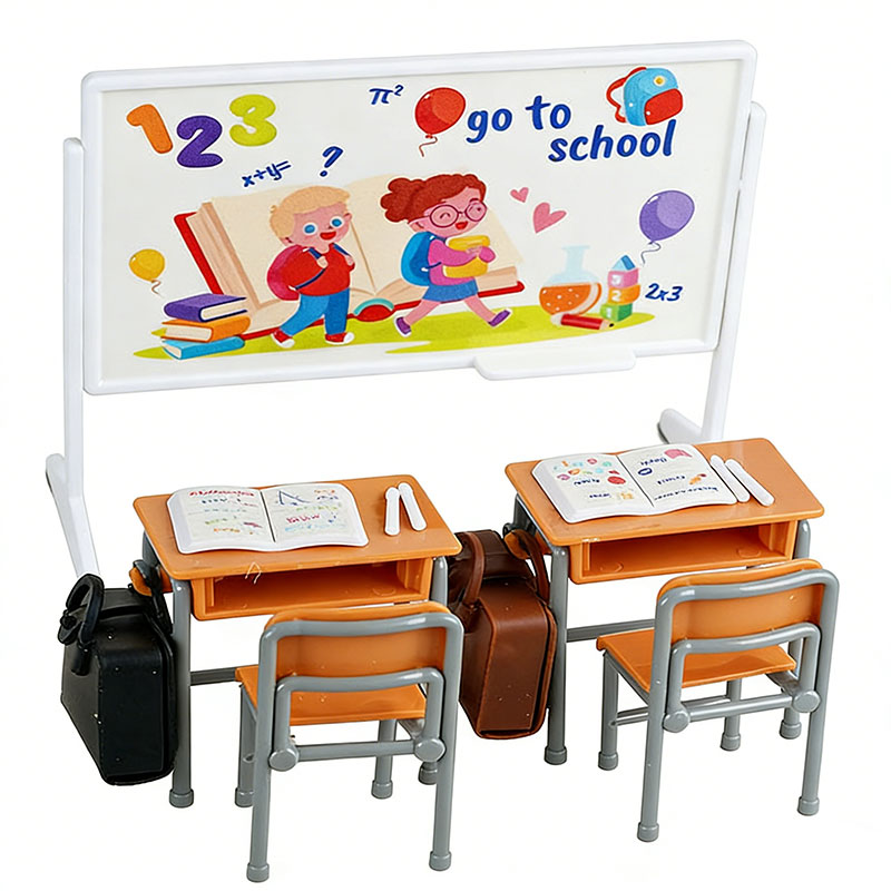 Miniature Class Furniture Set  - Kids Education Classes ulasan dan harga