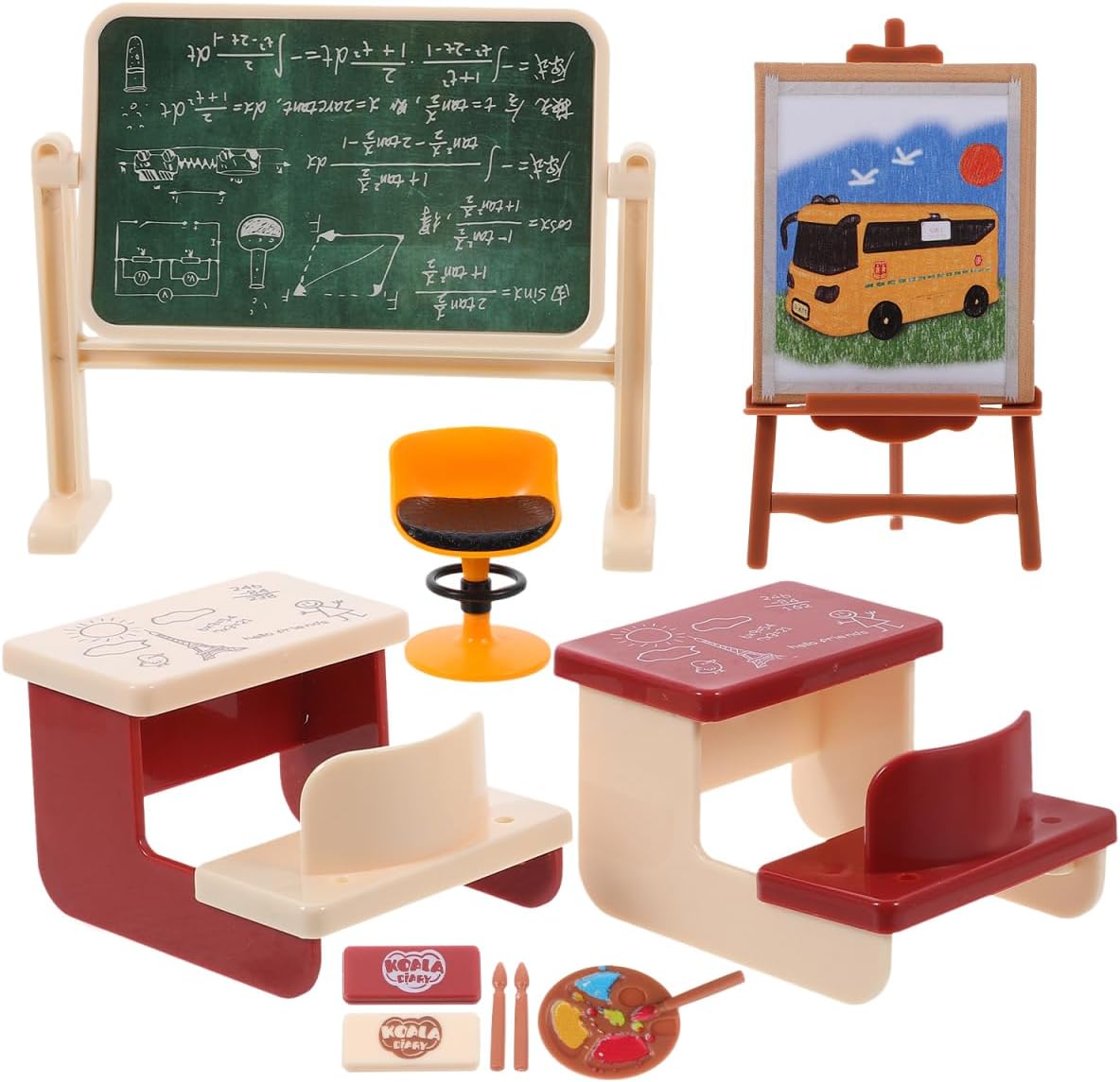 Miniature Class Furniture Set  - Kids Education Classes ulasan dan harga