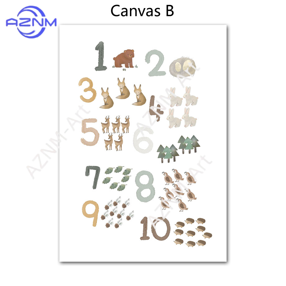 1/2pcs Education Learning Numb - Kids Education Picture ulasan dan harga