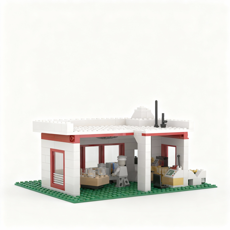 225pcs MOC Town Classic Commun - Kids Education Centre ulasan dan harga
