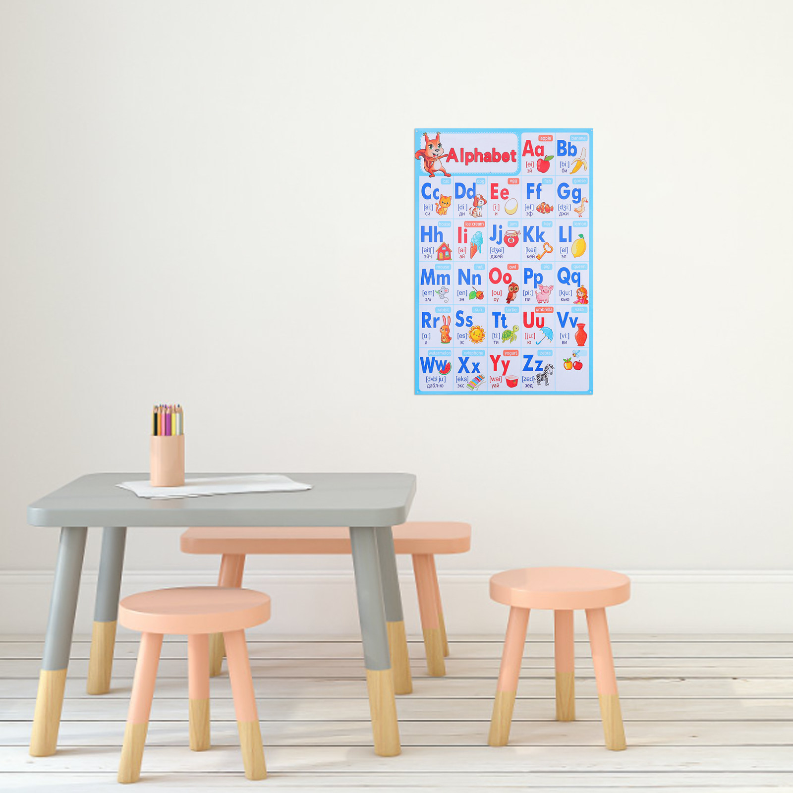 Abc Poster for Preschool Class - Abc Kids Early Education ulasan dan harga