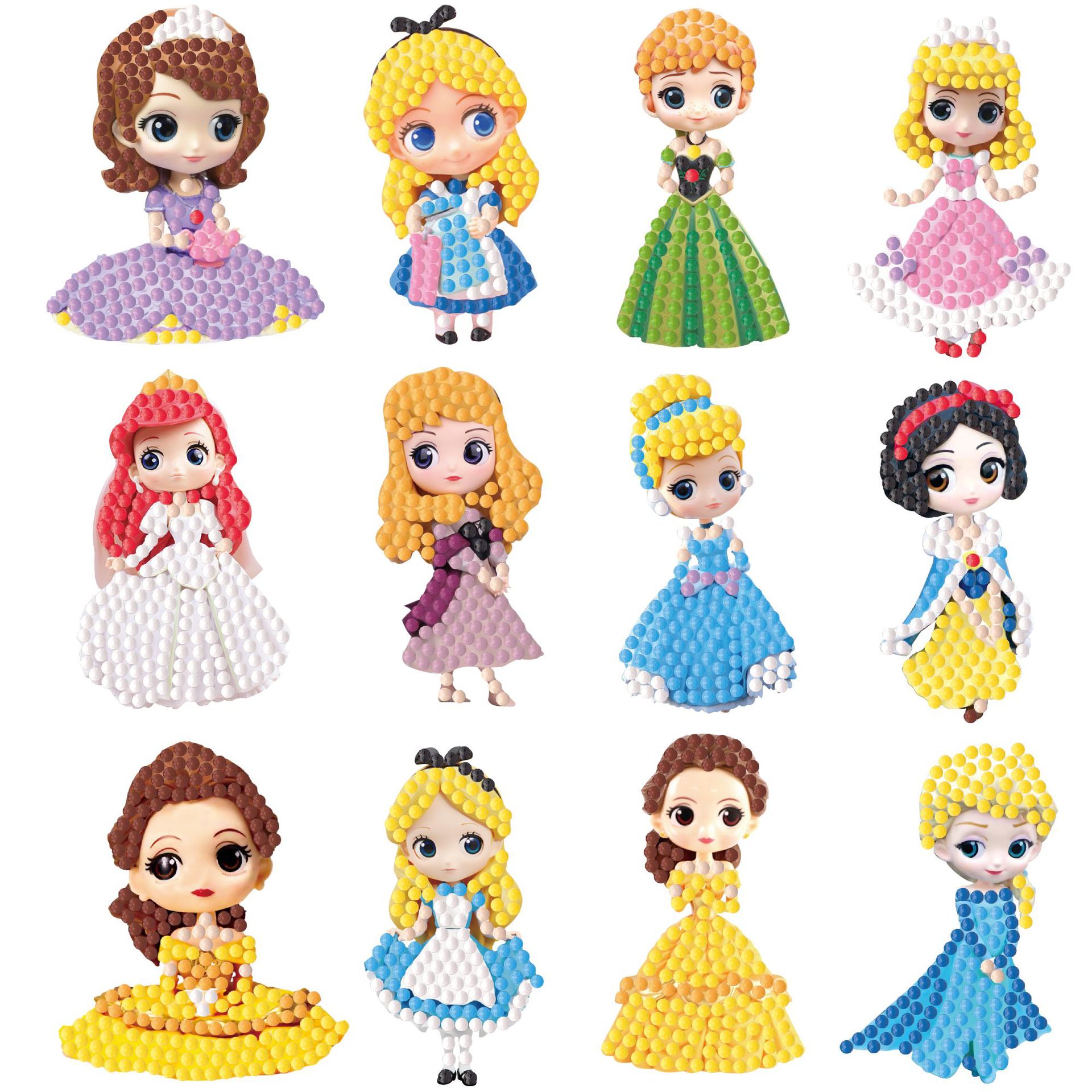 Cartoon Princess 5D Diamond St - Kingdom Kids Education ulasan dan harga