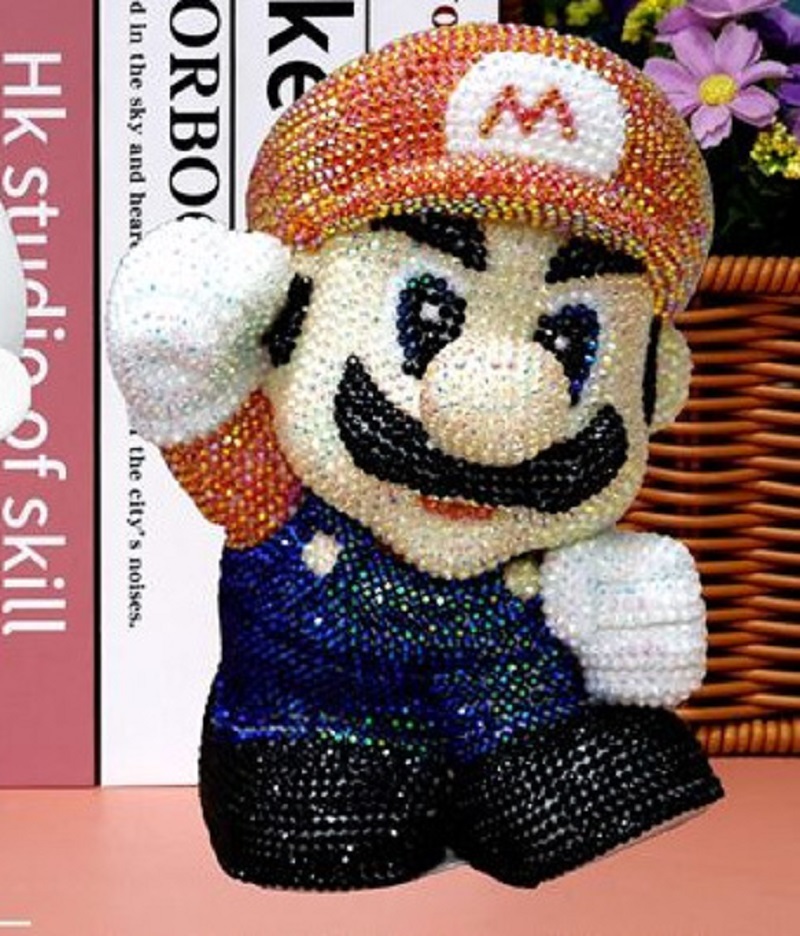 Cartoon Mario Dinosaur DIY Dia - Kingdom Kids Education ulasan dan harga