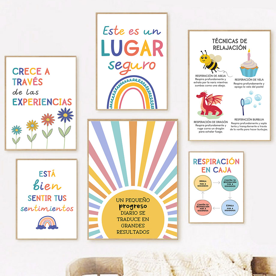 Spanish Education Motto Rainbo - Kids Education Picture ulasan dan harga