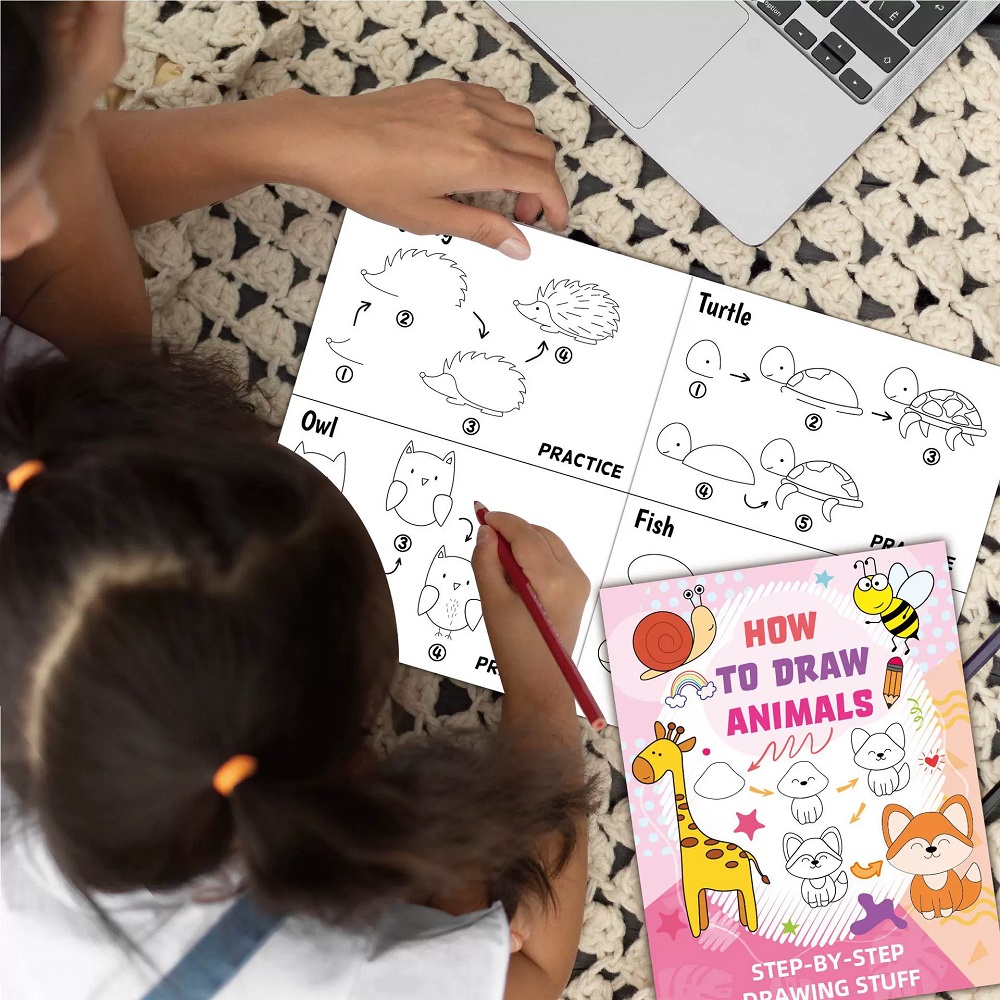 How To Draw Animal Cartoon Ske - Kids Education Drawing ulasan dan harga
