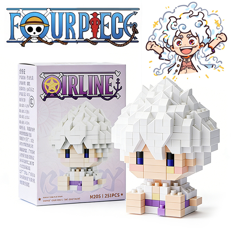 Anime Character Model Luffy 3D - Lego Set Technic ulasan dan harga