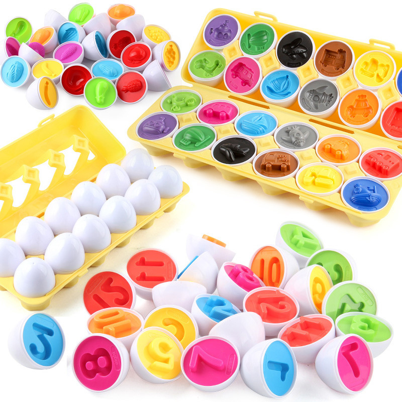 Montessori Smart Eggs Toy Baby - Kids Educational Game 2 ulasan dan harga