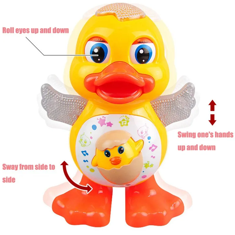 Electric Dancing Duck Toy Inte - Kids Education Music ulasan dan harga