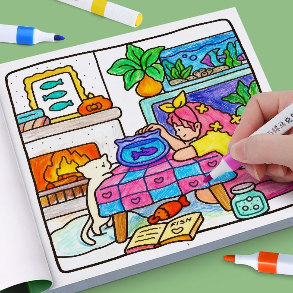 Creative DIY Coloring Book Edu - Kids Education Drawing ulasan dan harga
