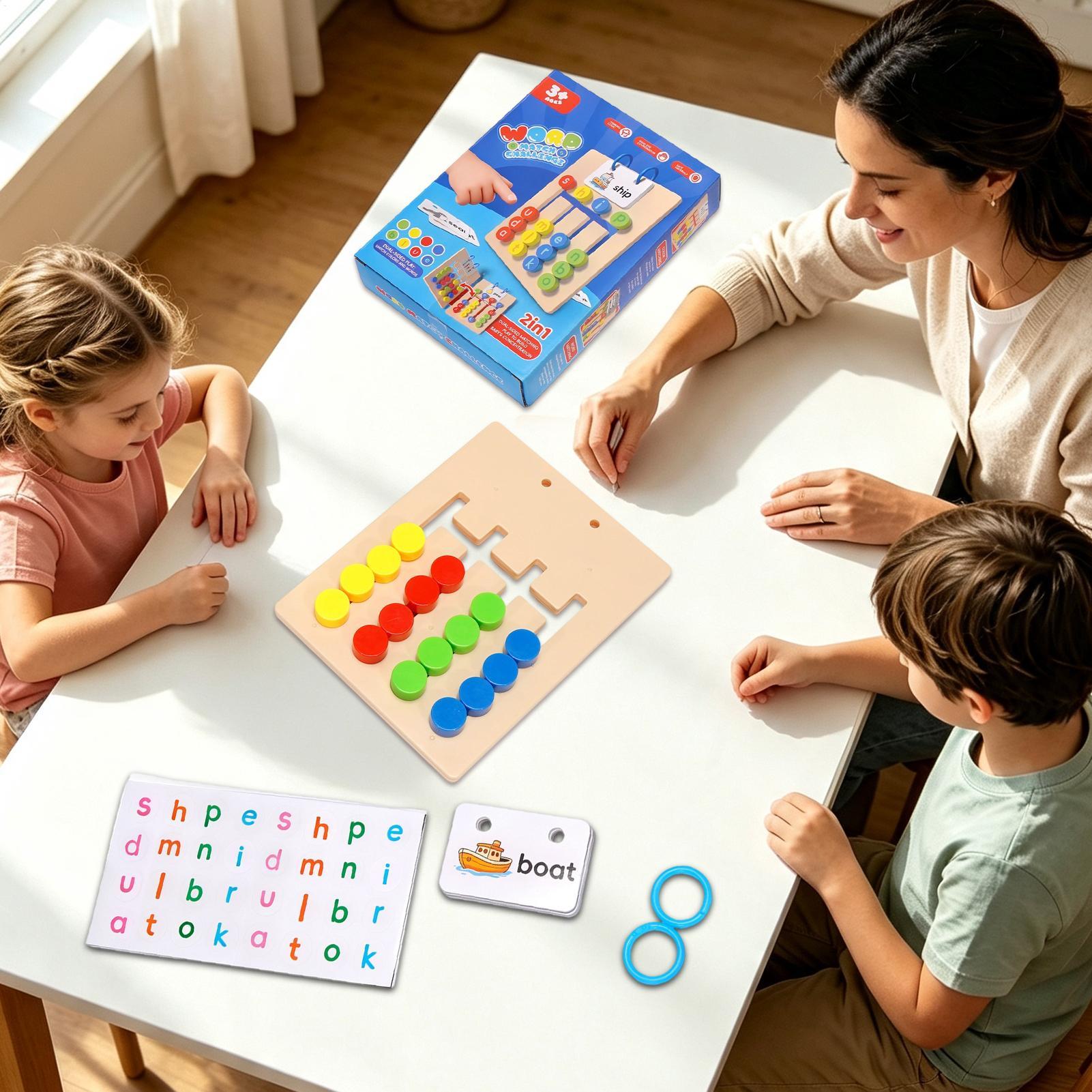 Spelling Games 2-in-1 Wooden E - Kids Educational Game 2 ulasan dan harga