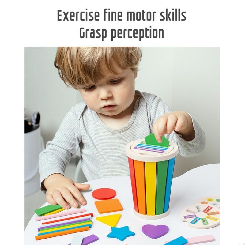 Educational Wooden Sorter Toy  - Kids Educational Game 2 ulasan dan harga