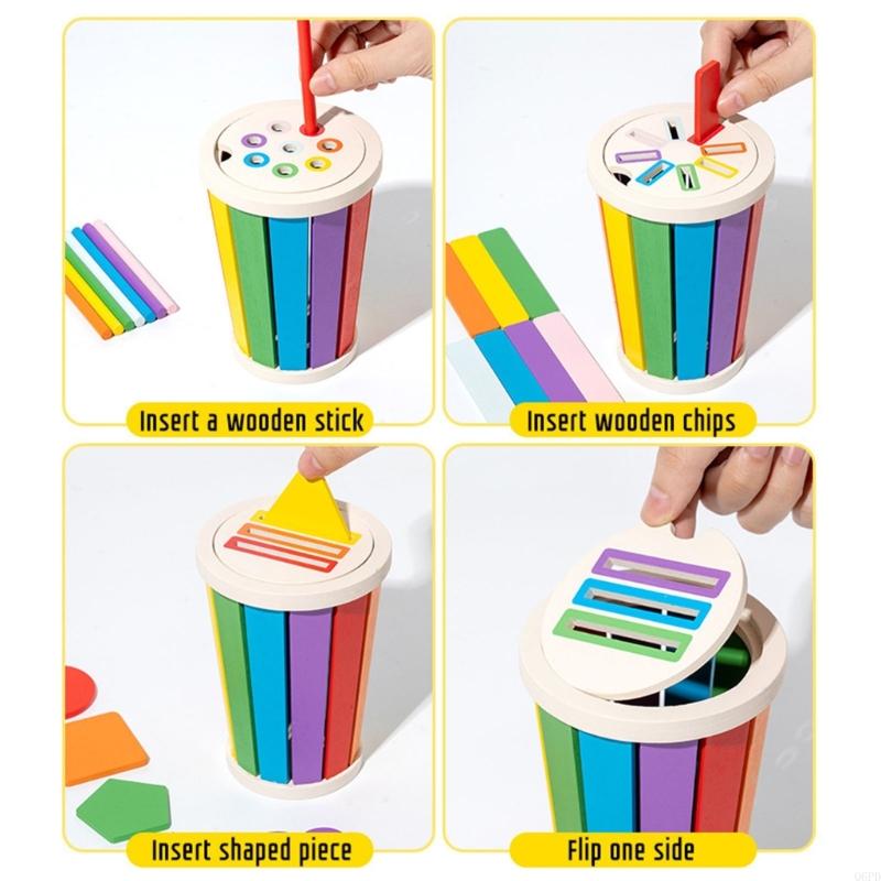 Educational Wooden Sorter Toy  - Kids Educational Game 2 ulasan dan harga