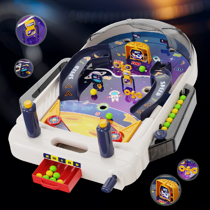 Space Pinball Table Game Inter - Kids Education Music ulasan dan harga