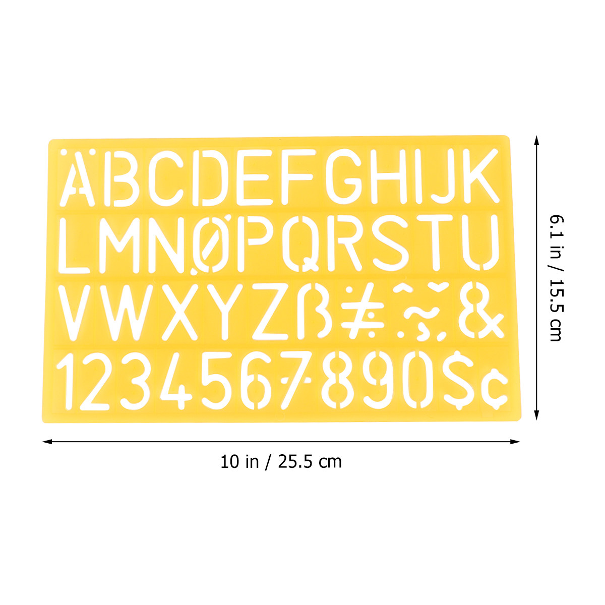 4Pcs Plastic Graffiti Rulers A - Kids Education Drawing ulasan dan harga