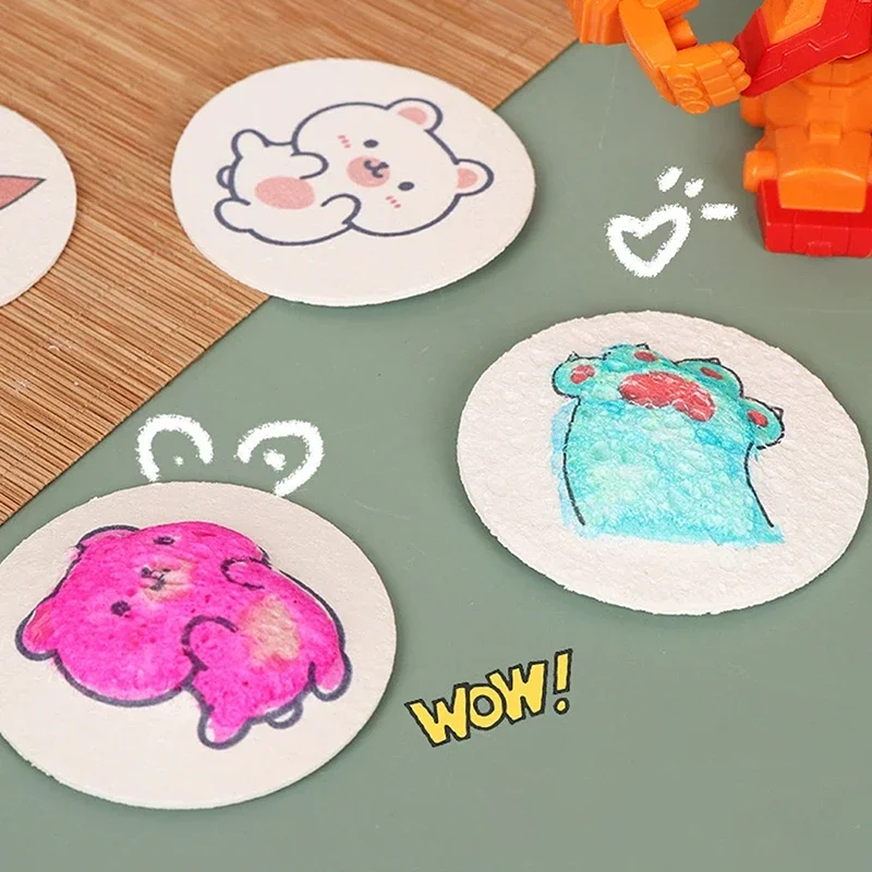 3D Puffy Foam Texture Painting - Kids Education Drawing ulasan dan harga
