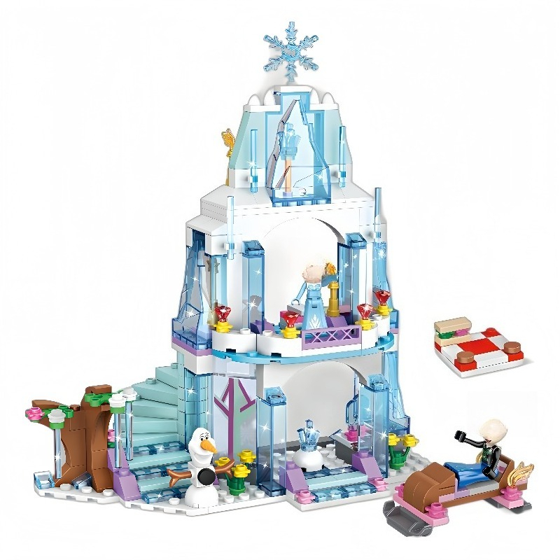 Elsa Ice Castle Building Block - Lego Set Technic ulasan dan harga