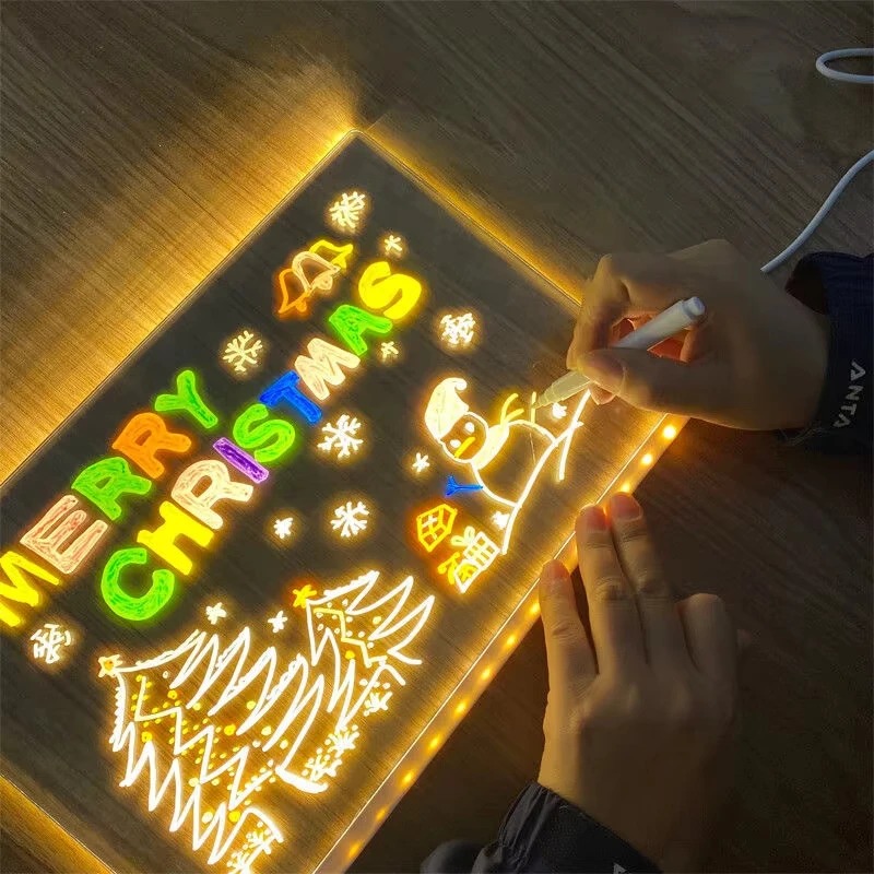 Magic Glow Kids Drawing Board: - Kids Education Drawing ulasan dan harga