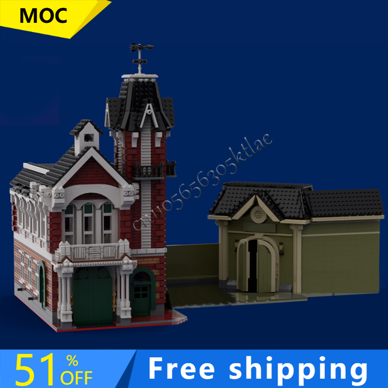 5172PCS MOC City Street Views  - Kingdom Kids Education ulasan dan harga
