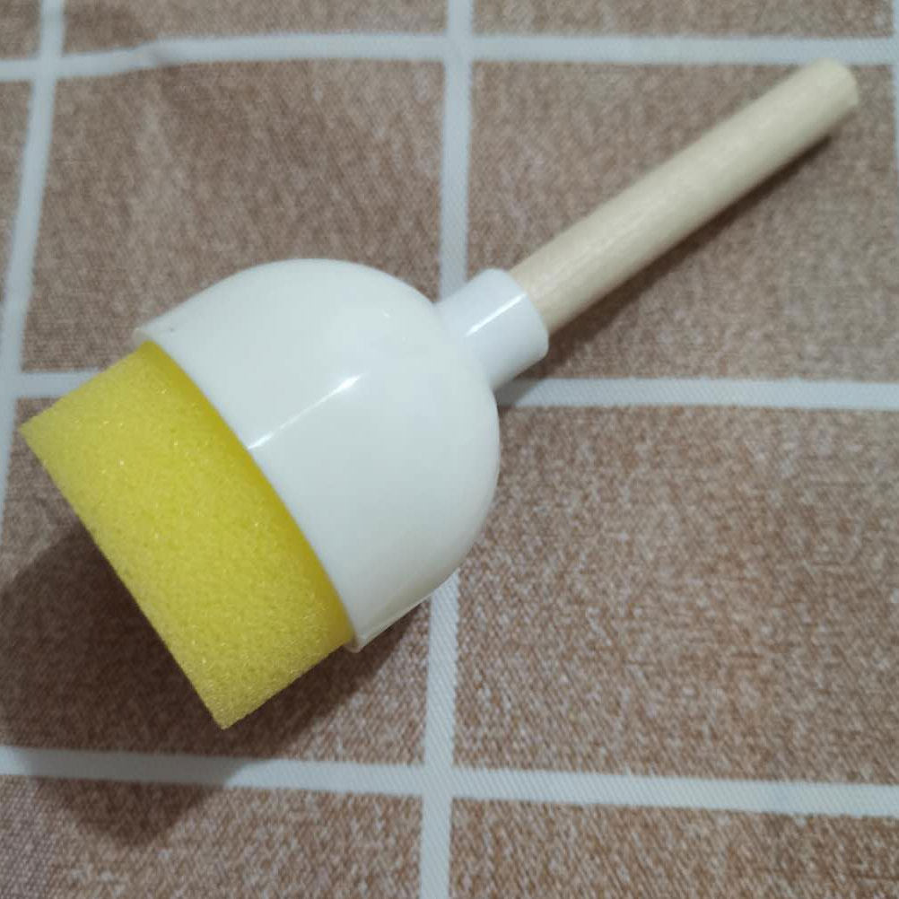 10Pcs Round Sponge Stamper Dra - Kids Education Drawing ulasan dan harga