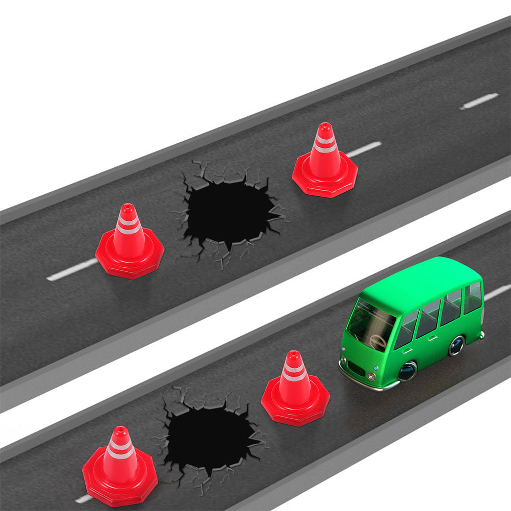 24Pcs Mini Traffic Cones Red P - Kids Education And You ulasan dan harga