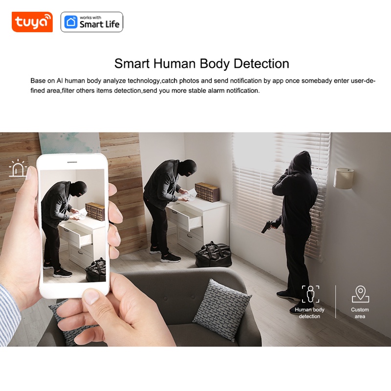 Tuya Smart 3MP HD Indoor Home  - Human Body Puzzle ulasan dan harga