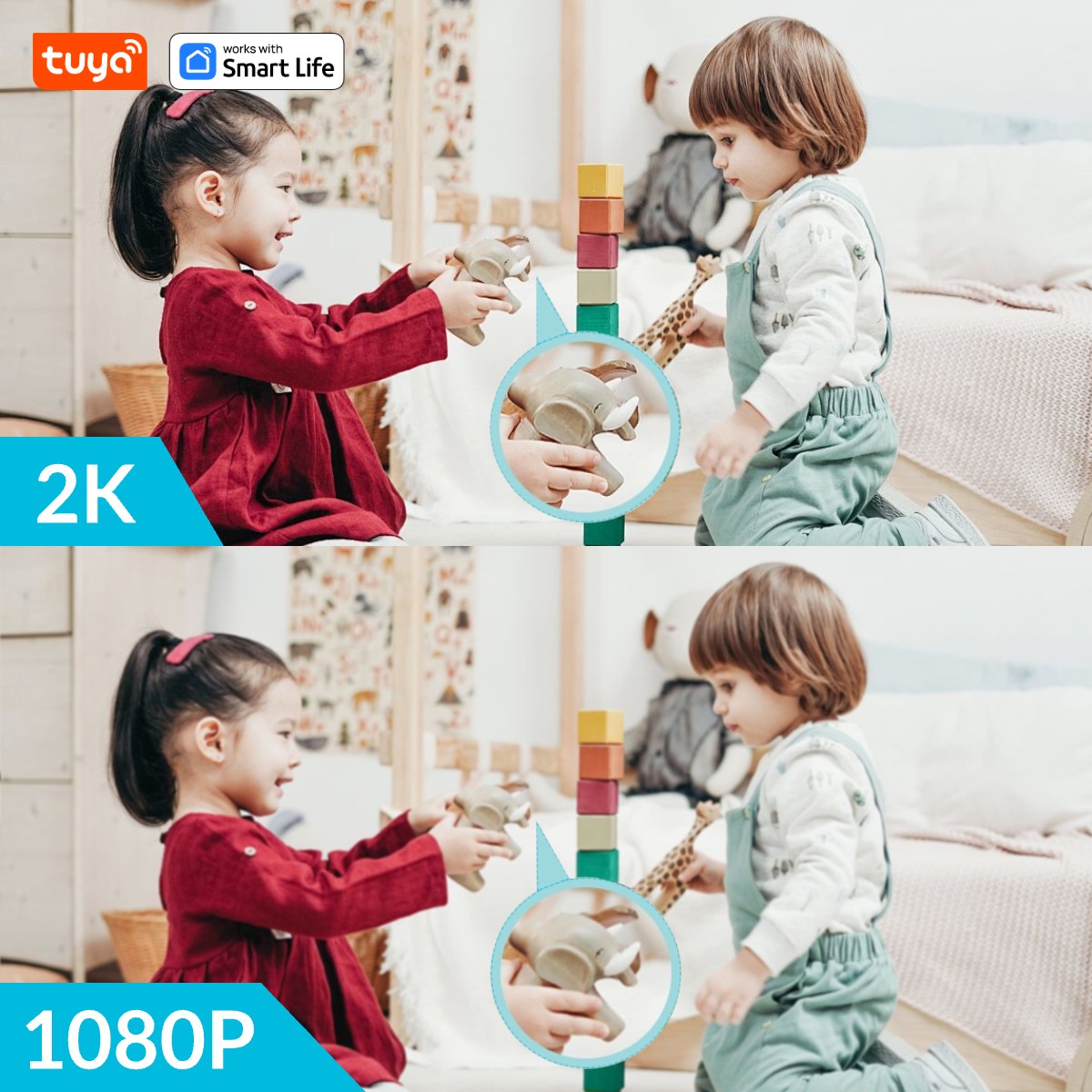 Tuya Smart 3MP HD Indoor Home  - Human Body Puzzle ulasan dan harga