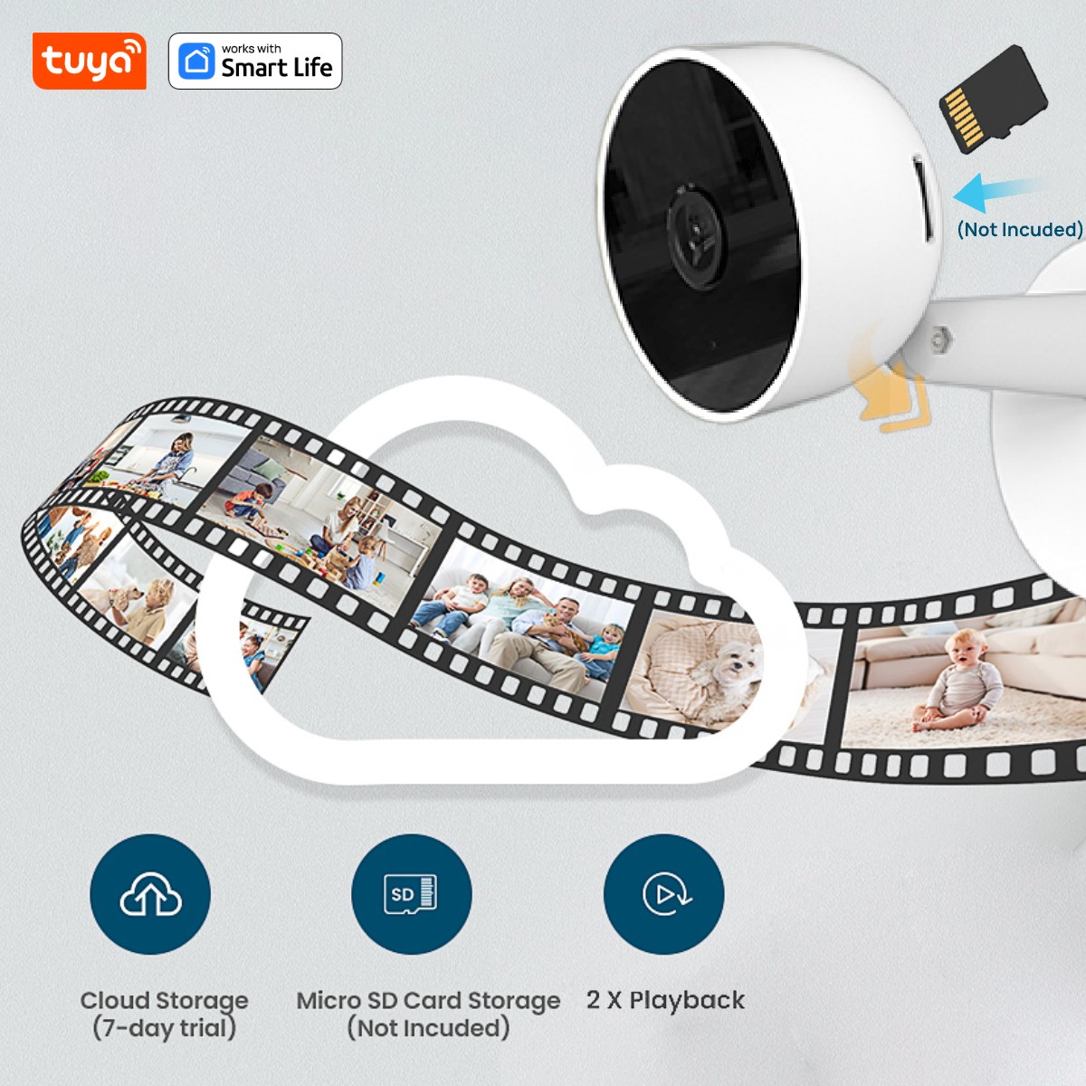 Tuya Smart 3MP HD Indoor Home  - Human Body Puzzle ulasan dan harga