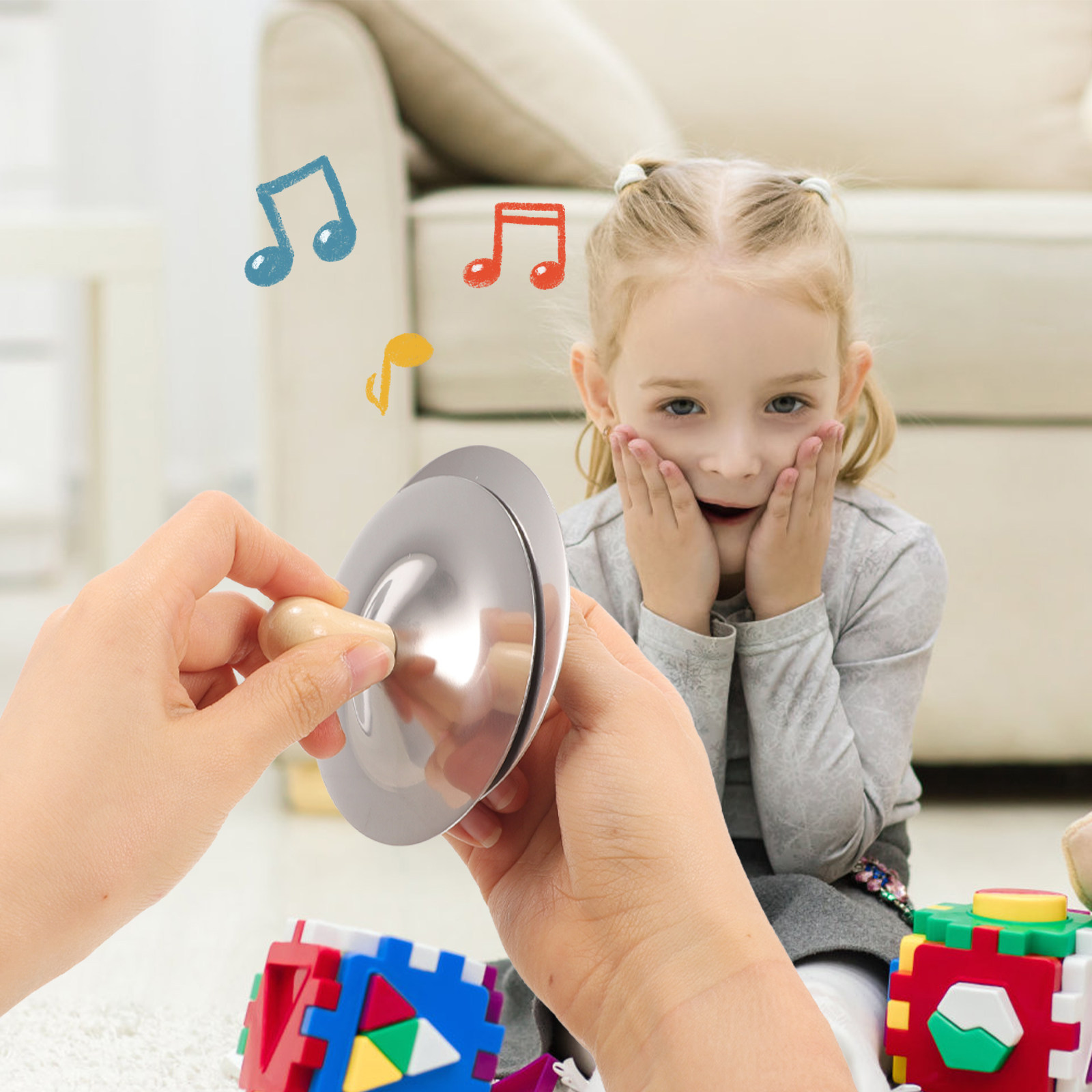2Pcs Small Finger Cymbals Kids - Kids Education Music ulasan dan harga